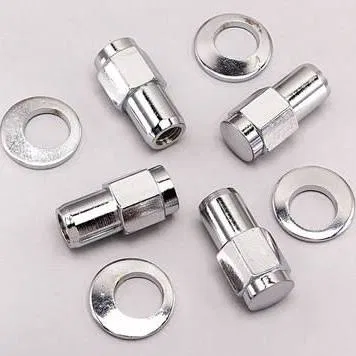 A-27792-4 – CARLSTAR Lug Nut, 7/16 Inch x 20 Thread Size Mag Shank Standard Shank Chrome Plated Steel Set Of 4 With 0...